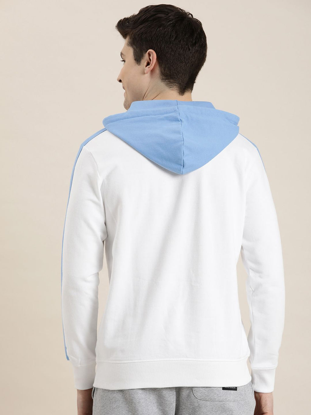  HERE&NOW Printed Hooded Pure Cotton Sweatshirt