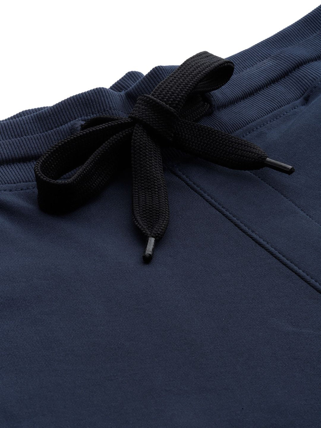  Sztori Men Plus Size Pure Cotton Solid Joggers With Reflective Stripes