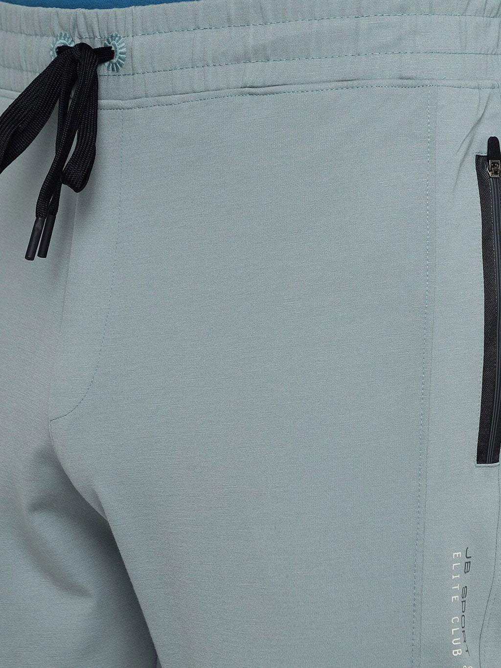  JADE BLUE Men Mid Rise Cotton Sports Track Pants