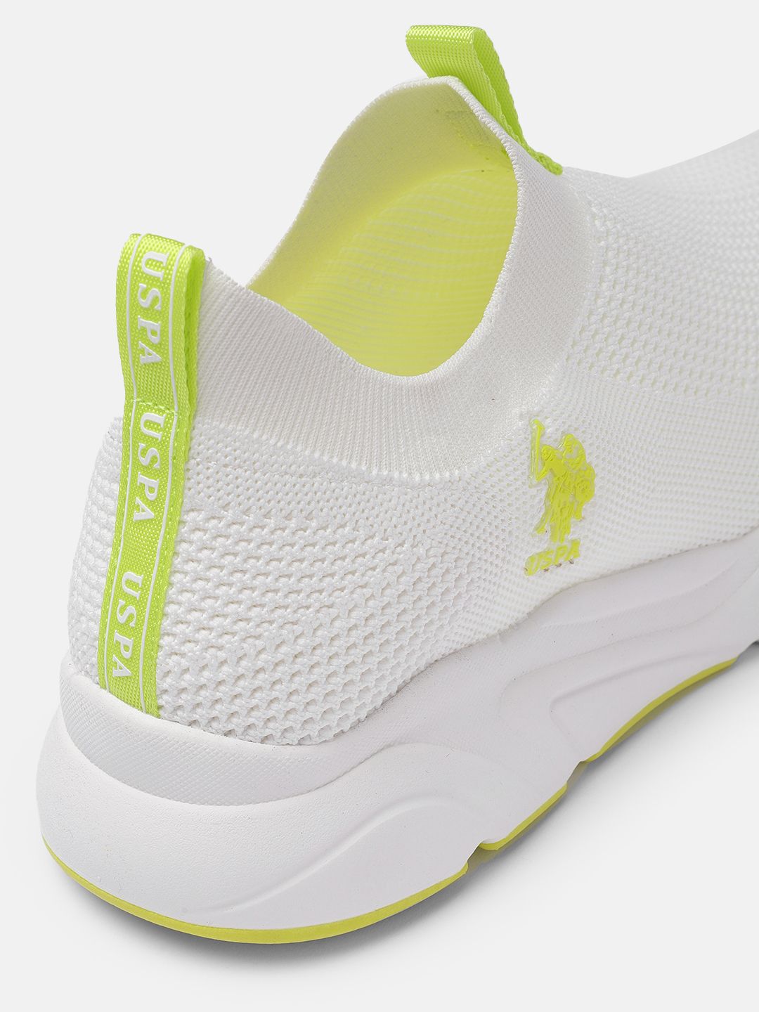  U.S. Polo Assn. Men Off White Textile Walking Shoes