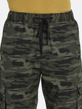  Octave Men Regular Fit Camouflage Printed Pure Cotton Track Pants