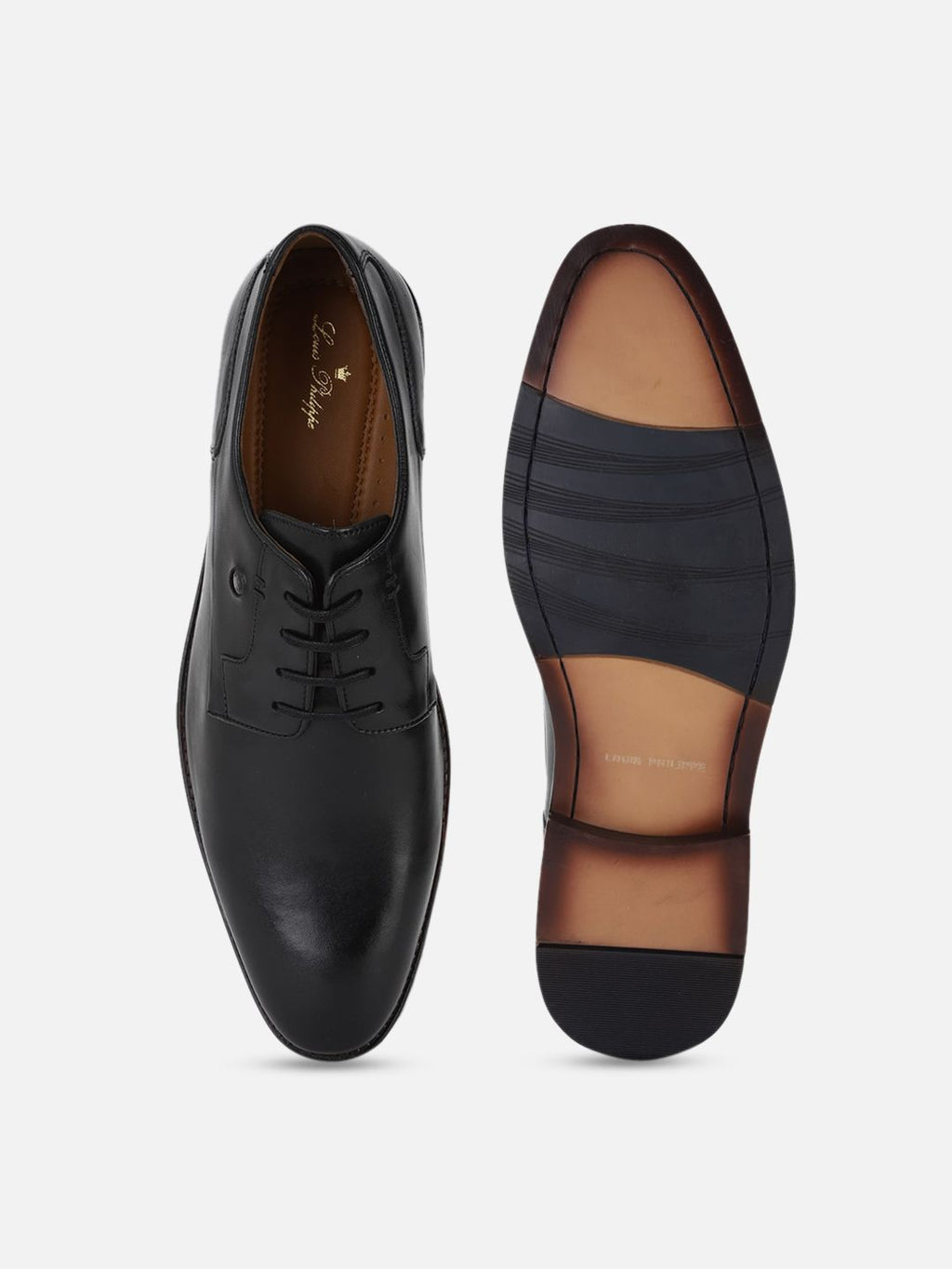  Louis Philippe Men Leather Formal Derbys