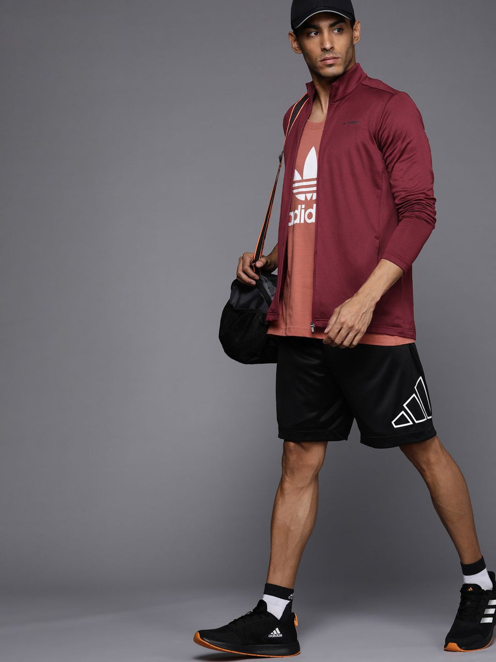  ADIDAS Men Red Printed Terrex Everyhike Sweatshirt