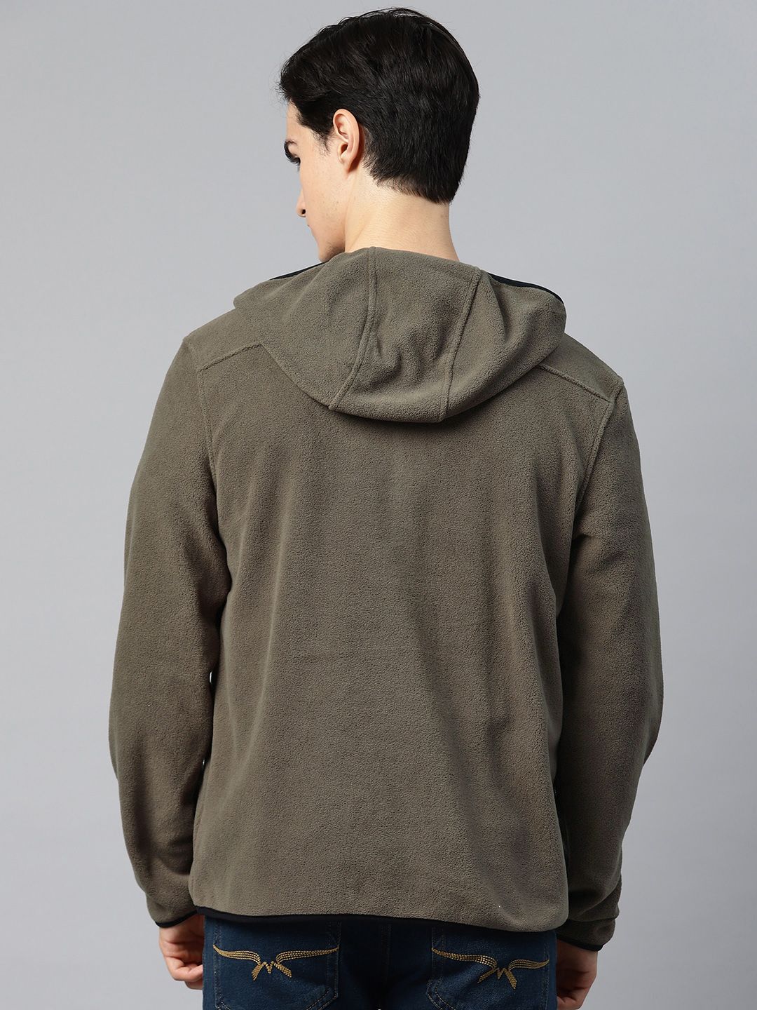  Marks & Spencer Fleece Hooded Half Zipper Sweatshirt