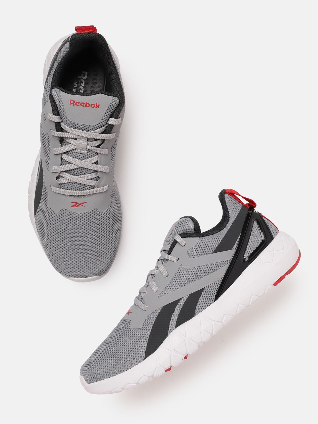  Reebok Men Woven Design Mainland Running Shoes