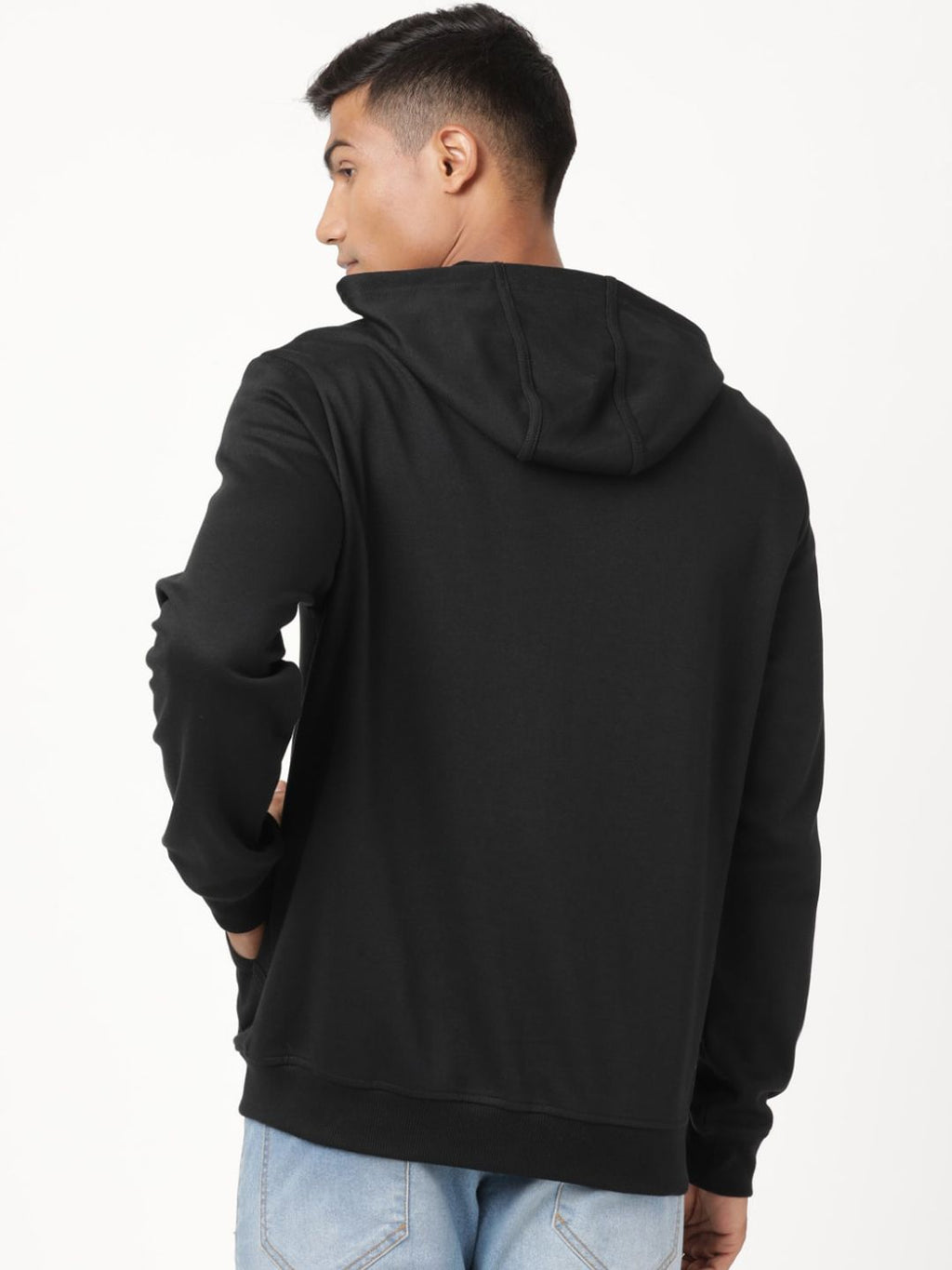  Jockey Men Black Hooded Sweatshirt