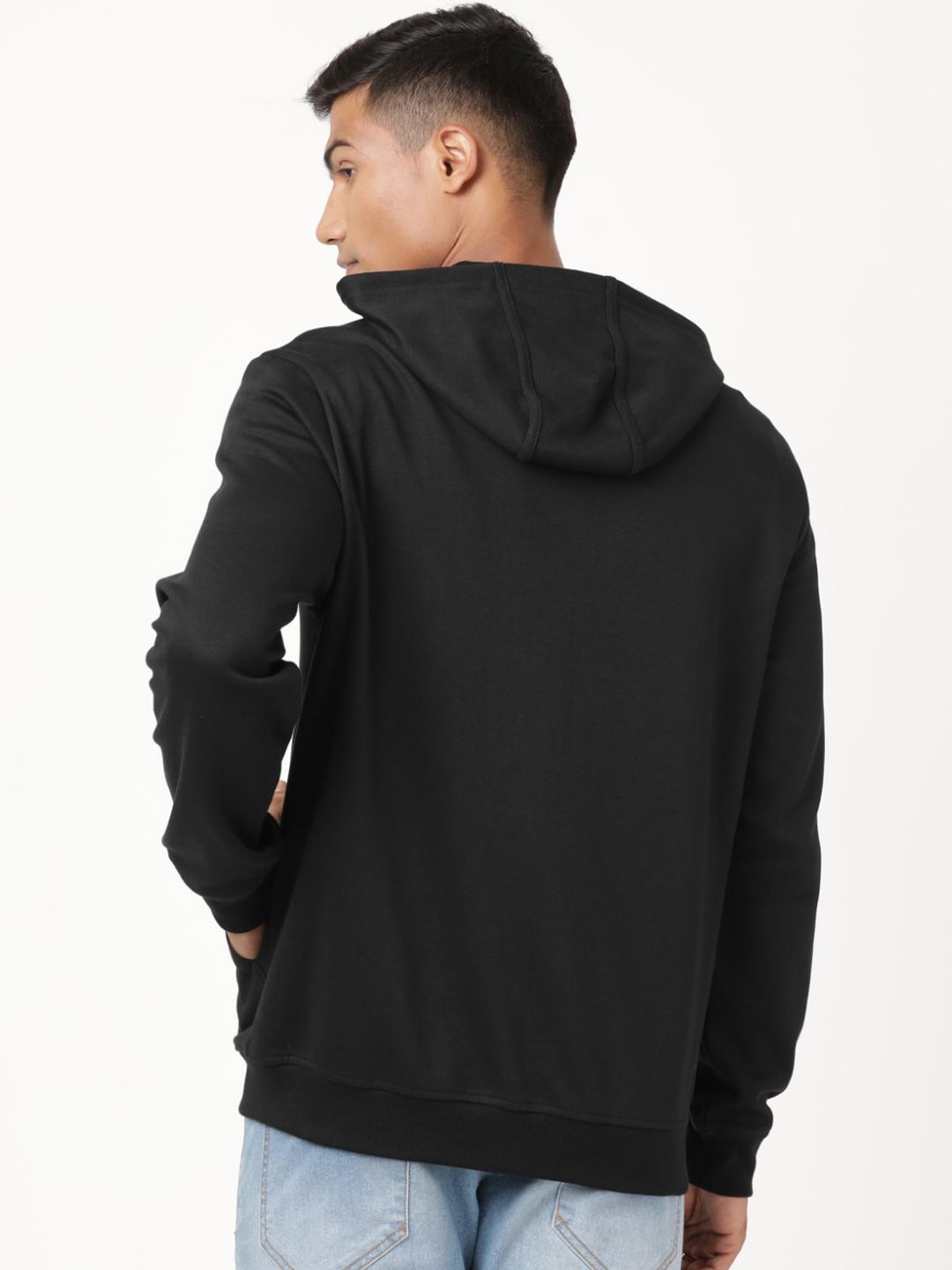  Jockey Men Black Hooded Sweatshirt