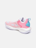  Xtep Men Pink Basketball Non-Marking Shoes