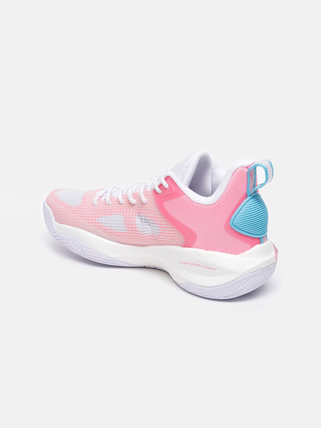  Xtep Men Pink Basketball Non-Marking Shoes