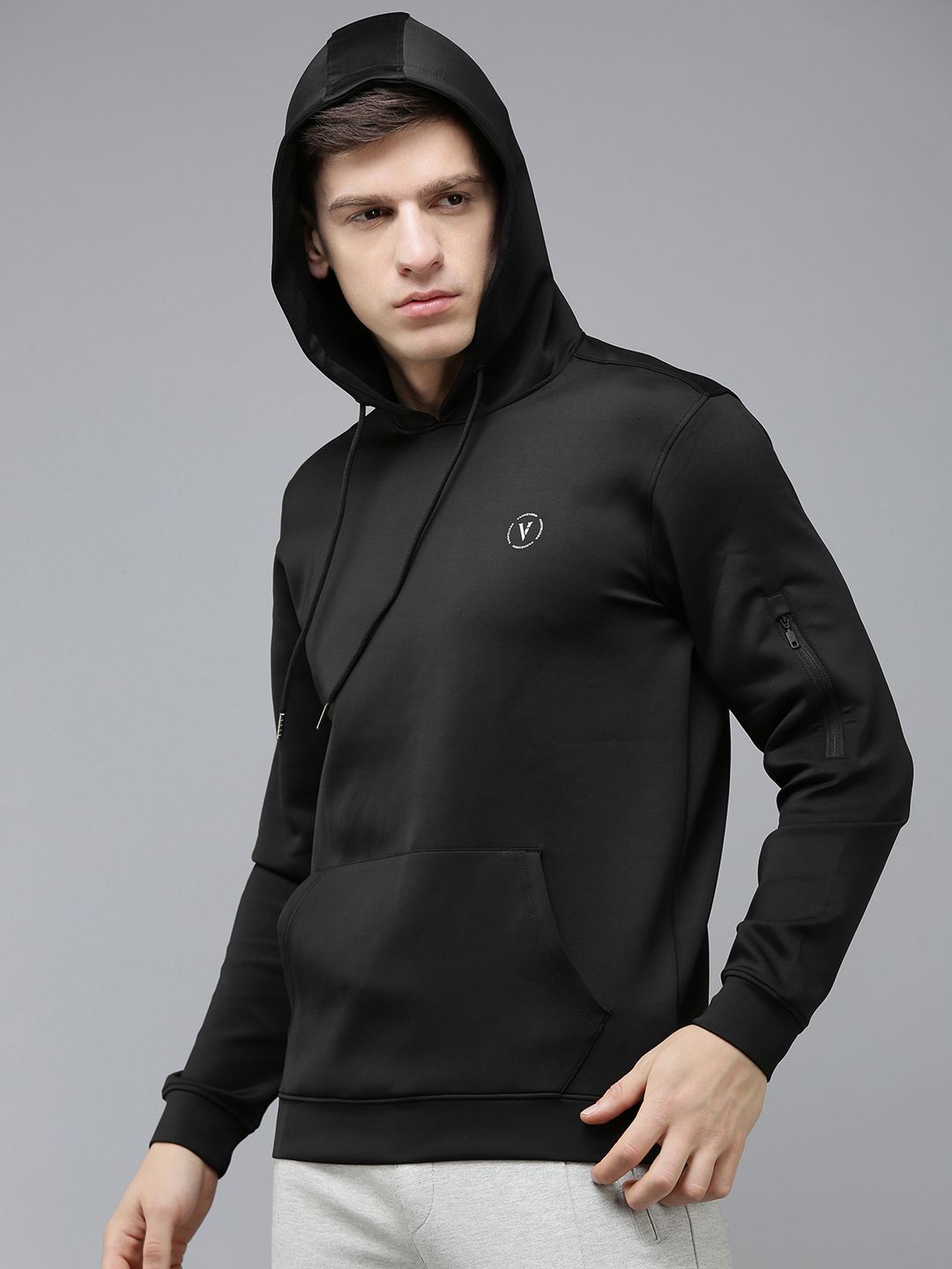 Van Heusen Flex Men Running Hooded Sweatshirt