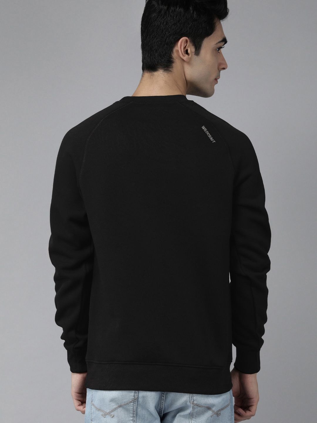 Wildcraft Men Black Printed Sweatshirt