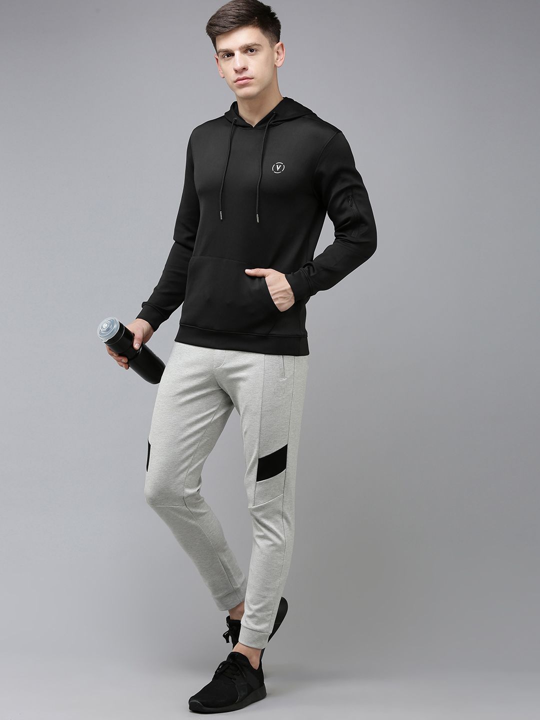  Van Heusen Flex Men Running Hooded Sweatshirt