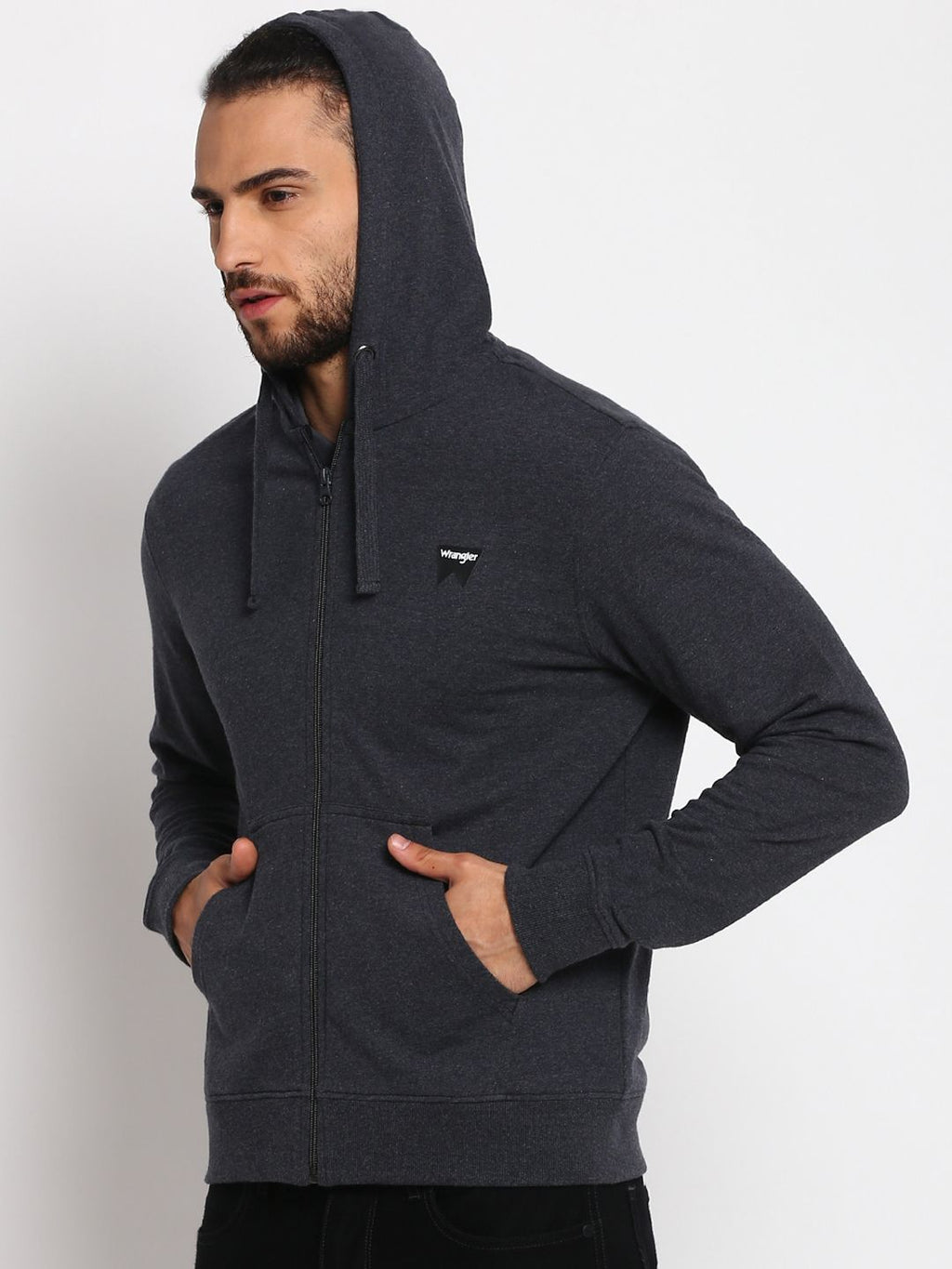  Wrangler Men Grey Sweatshirt