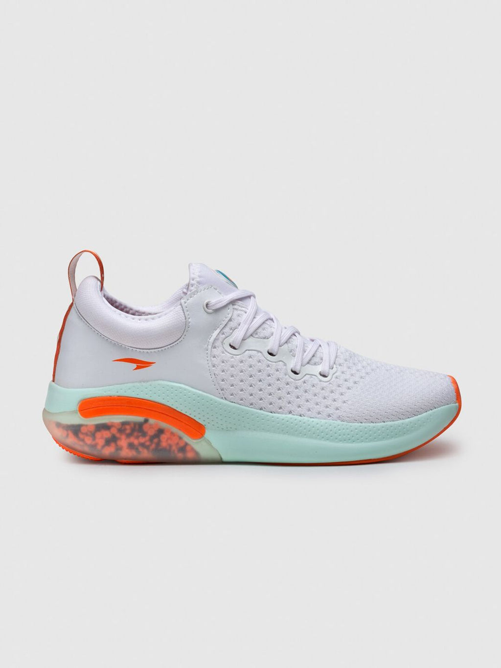  ASIAN Men White Textile Underpronator Road Running Shoes