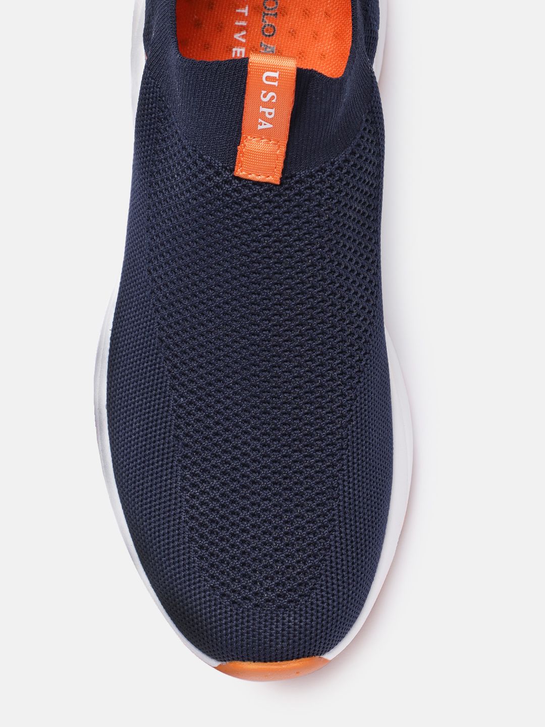  U.S. Polo Assn. Men Navy Blue Textile Walking Shoes