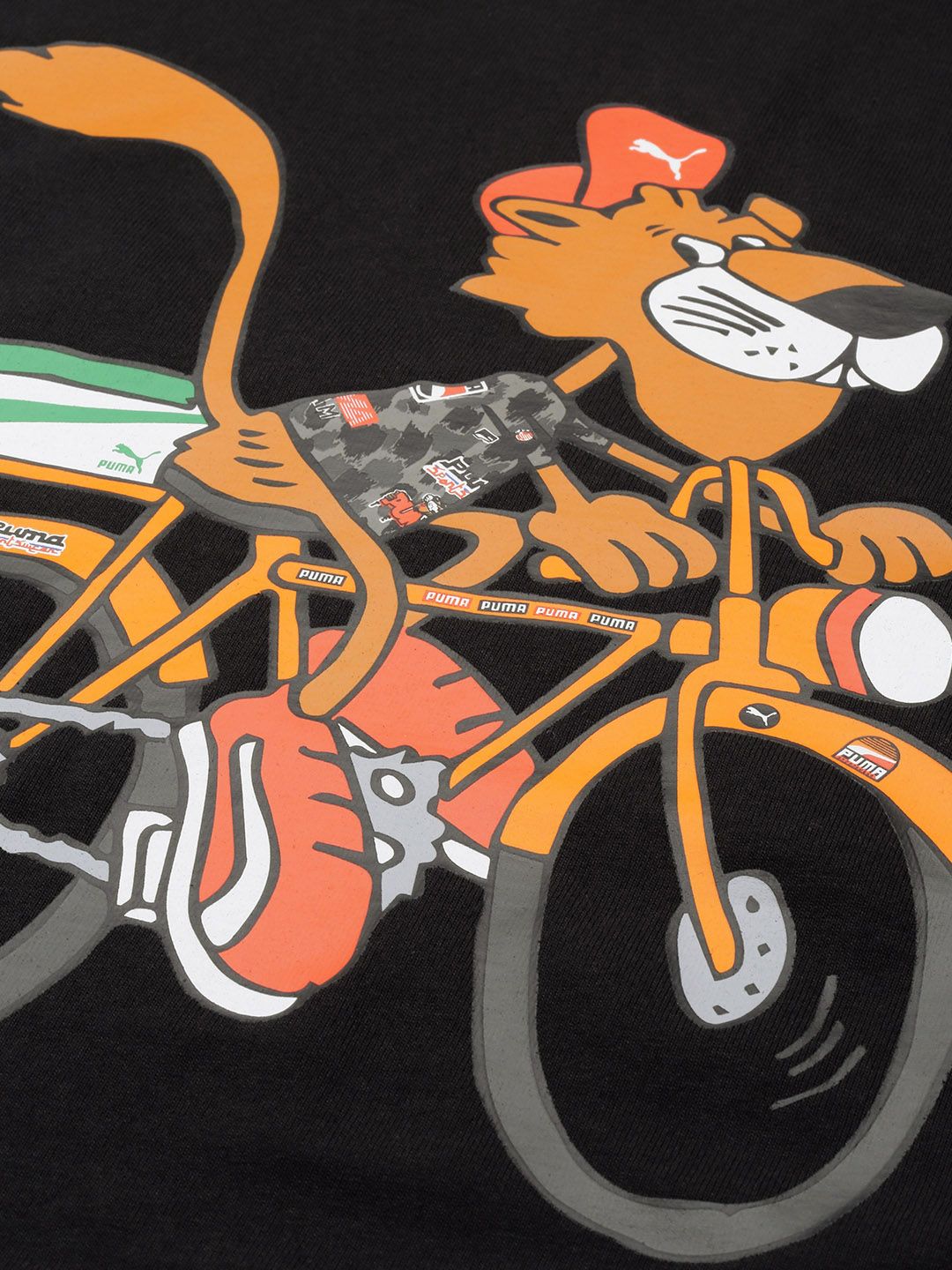  Puma Men UPTOWN Chester Cheetah Graphic Printed T-shirt