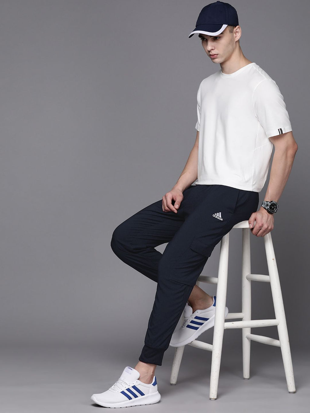  ADIDAS Men Sustainable Cargo Style Joggers