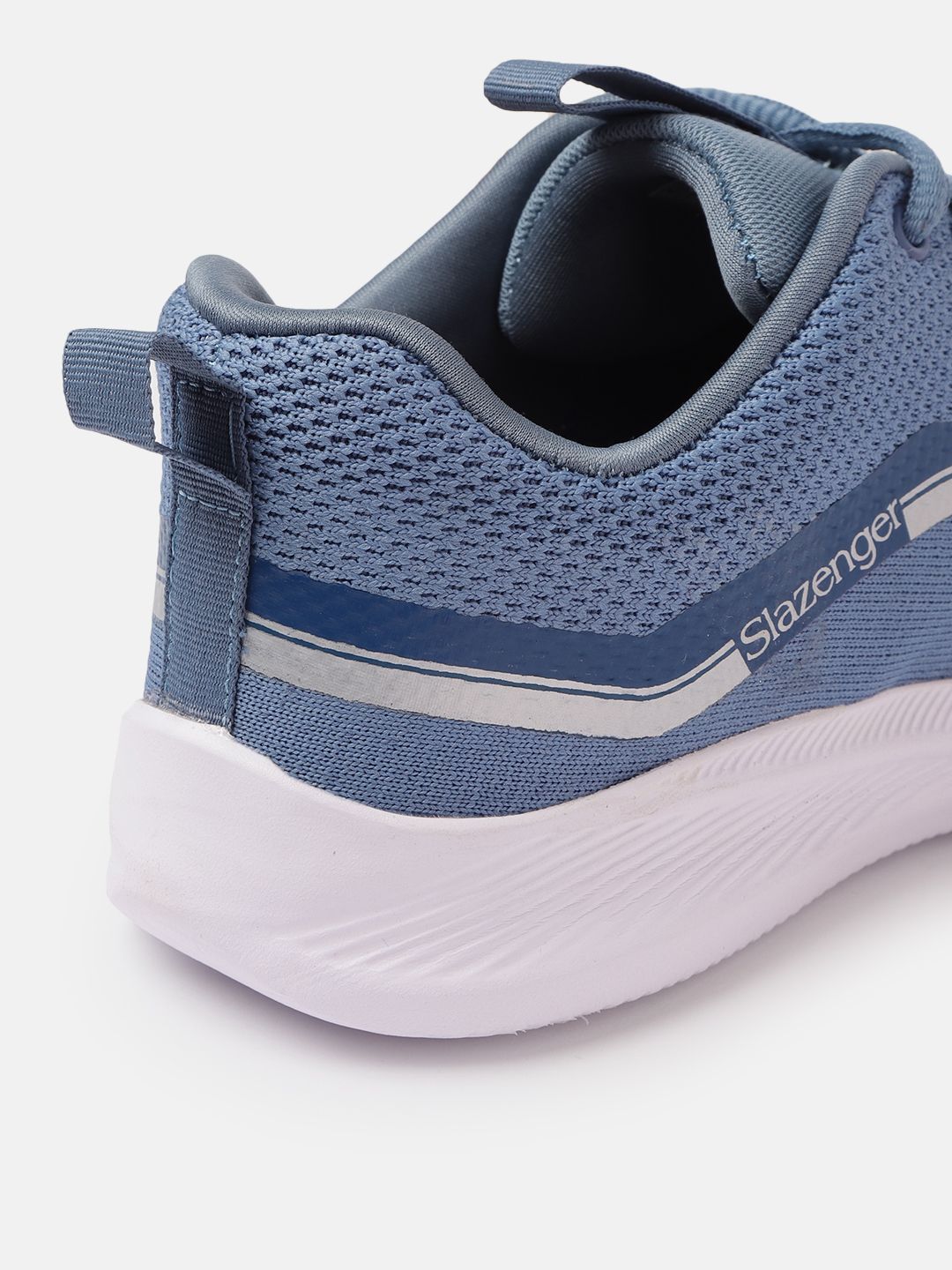  Slazenger Men Blue Woven Design Walking Shoes