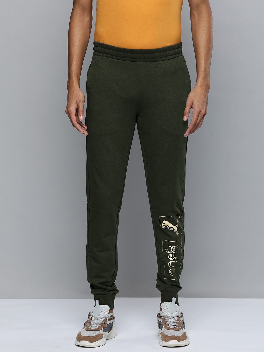  One8 Virat Kohli X PUMA Men Brand Logo Printed Slim Fit Outdoor Joggers