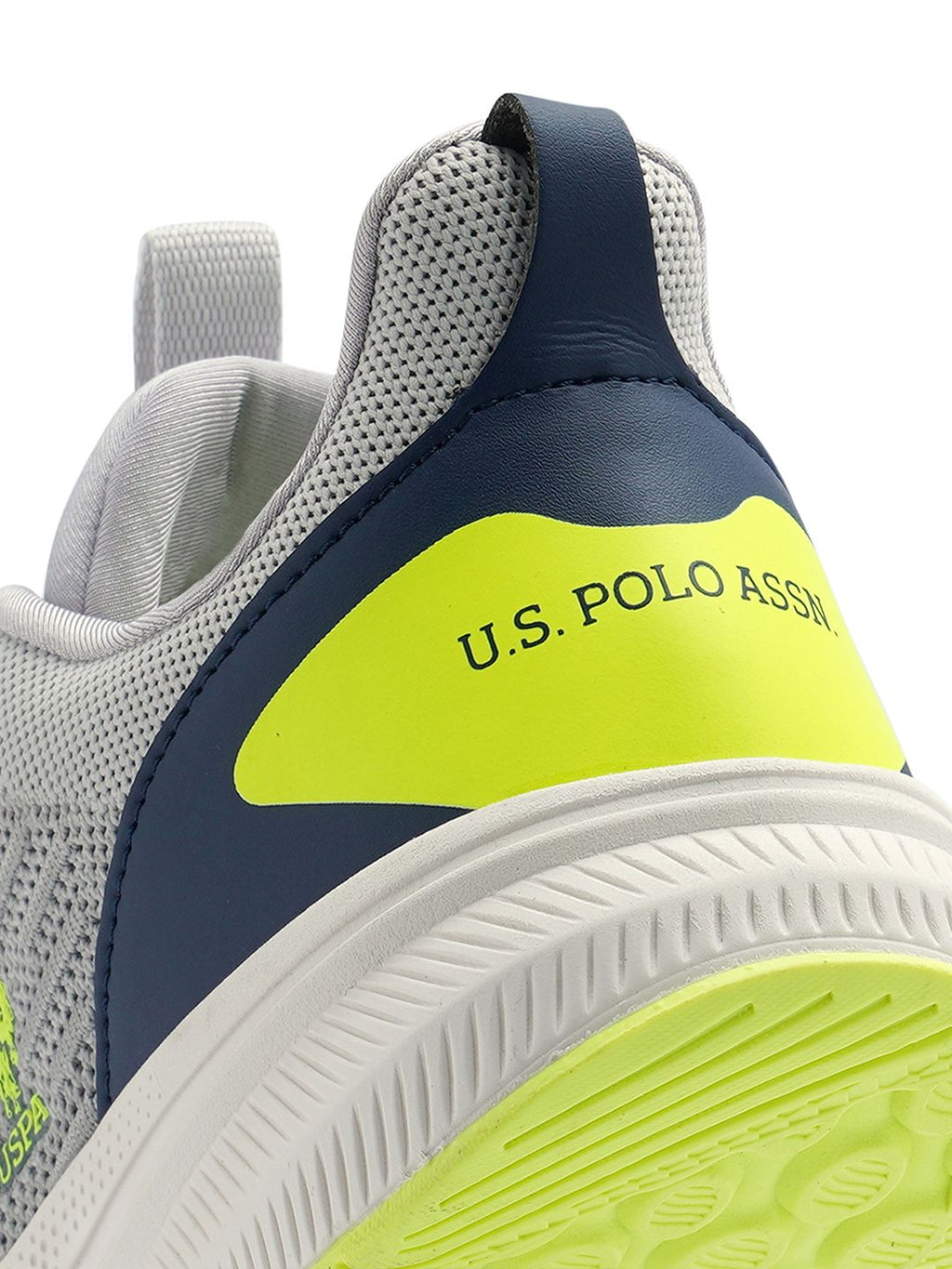  U.S. Polo Assn. Men Grey Textile Walking Shoes