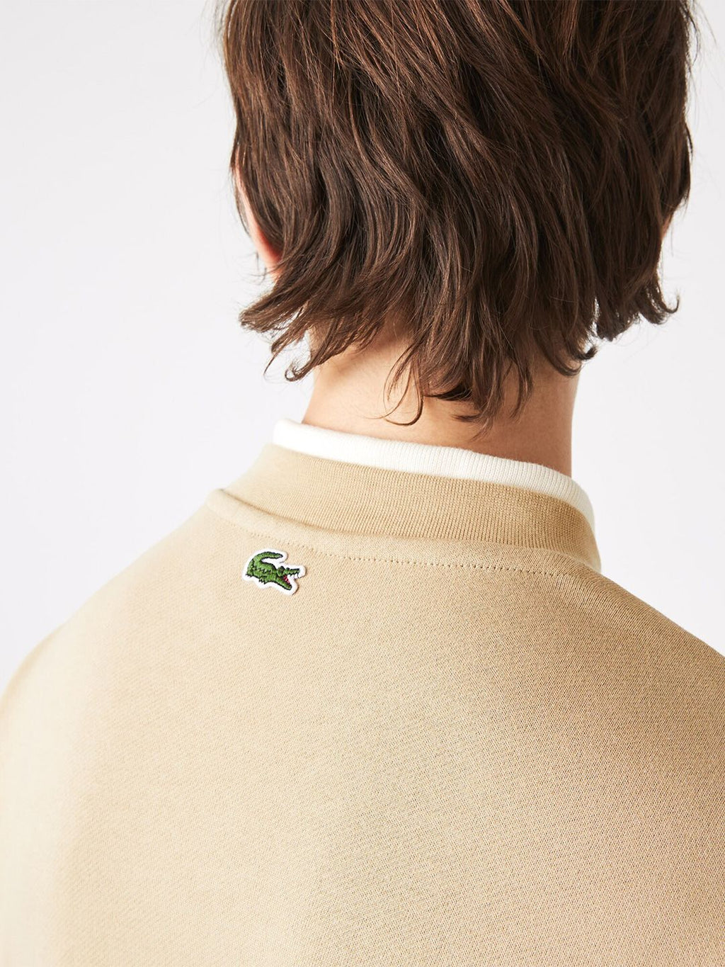  Lacoste Men Printed Cotton Round Neck Sweatshirt