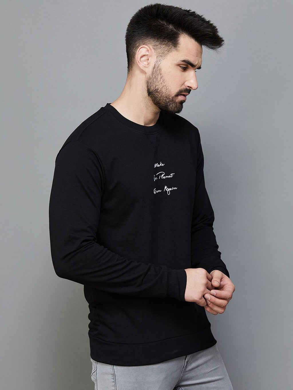  Fame Forever By Lifestyle Long Sleeve Pure Cotton Pullover
