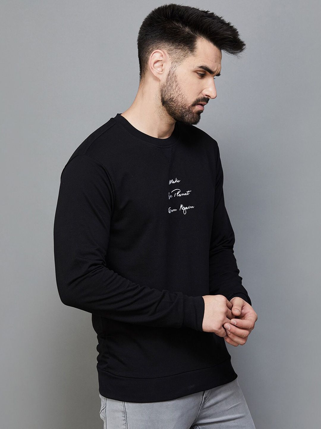  Fame Forever By Lifestyle Long Sleeve Pure Cotton Pullover