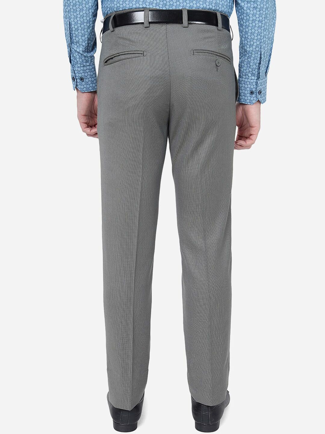 METAL Men Slim Fit Formal Trousers