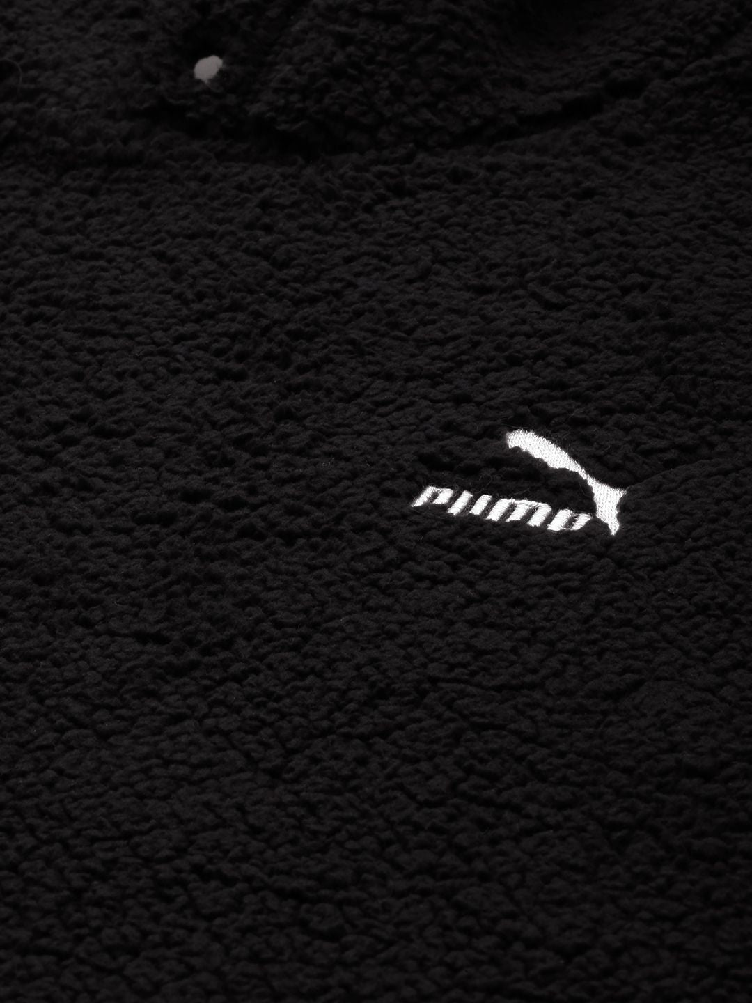  Puma Men Relaxed Classics Sherpa Hooded Sweatshirt