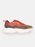  WROGN Men Colourblocked & Woven Design Running Shoes
