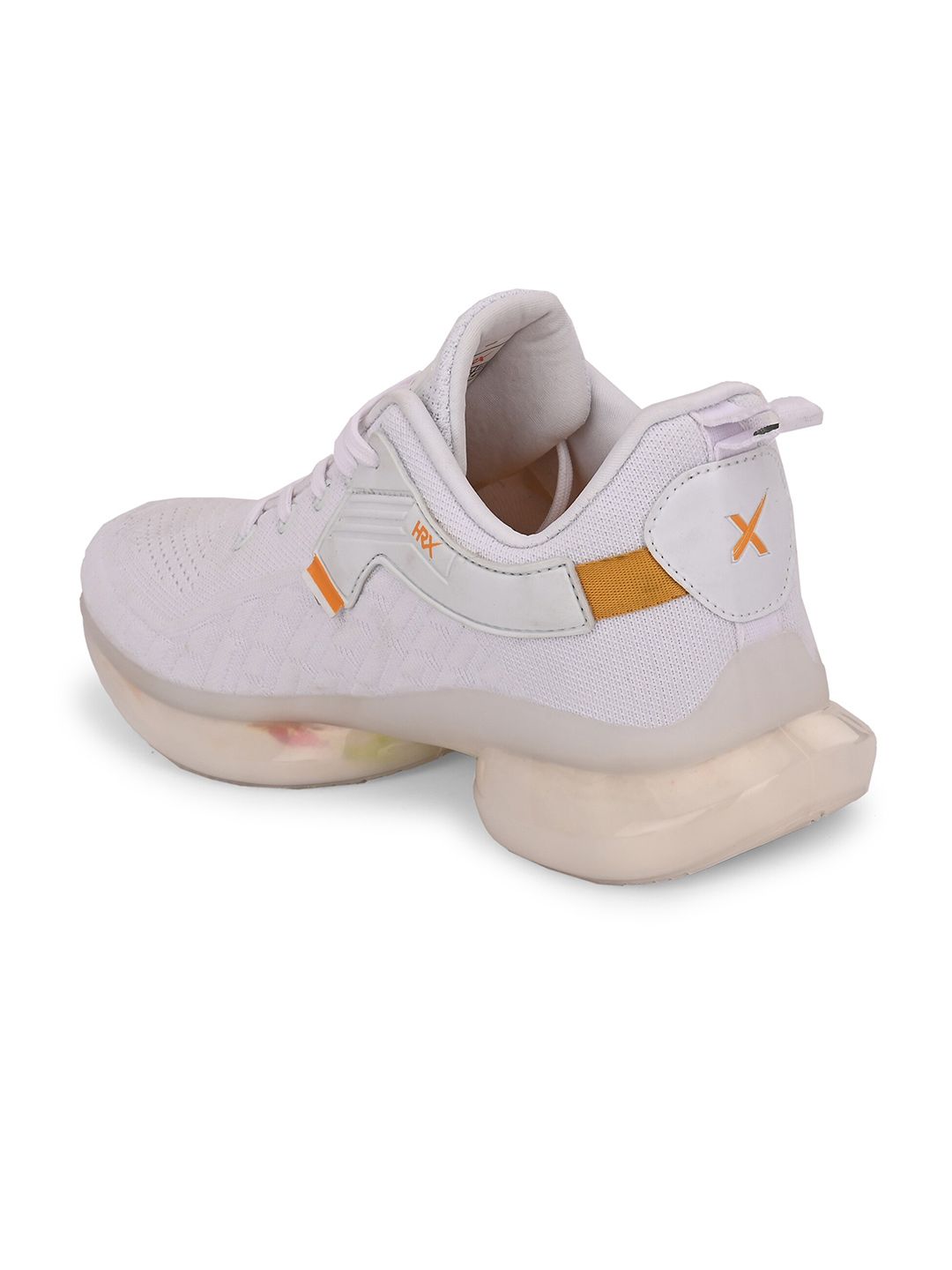  HRX By Hrithik Roshan Men White & Cream Coloured Mesh Non-Marking Walking Shoes