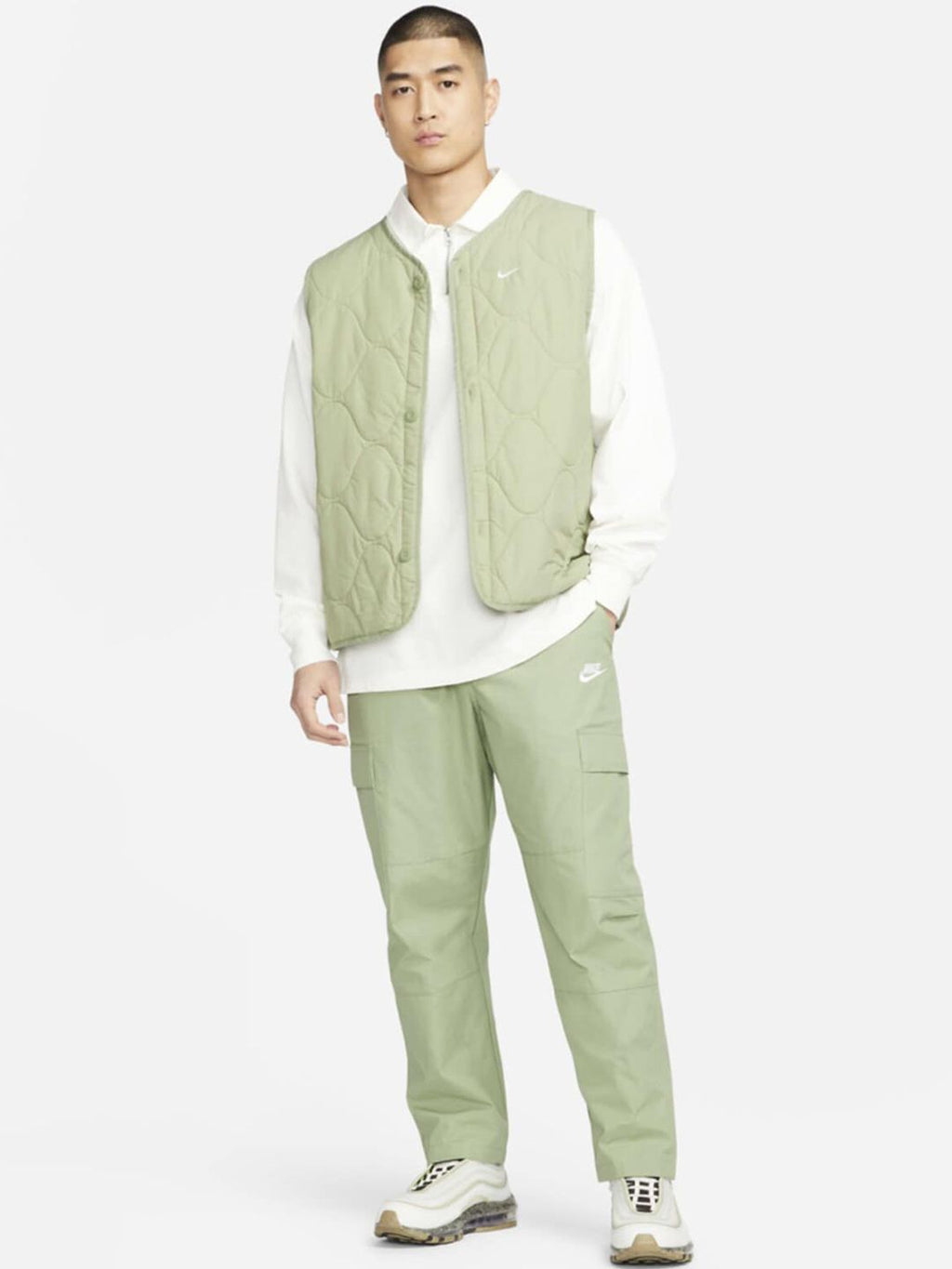  Nike Men Club Woven Cotton Cargo Track Pants