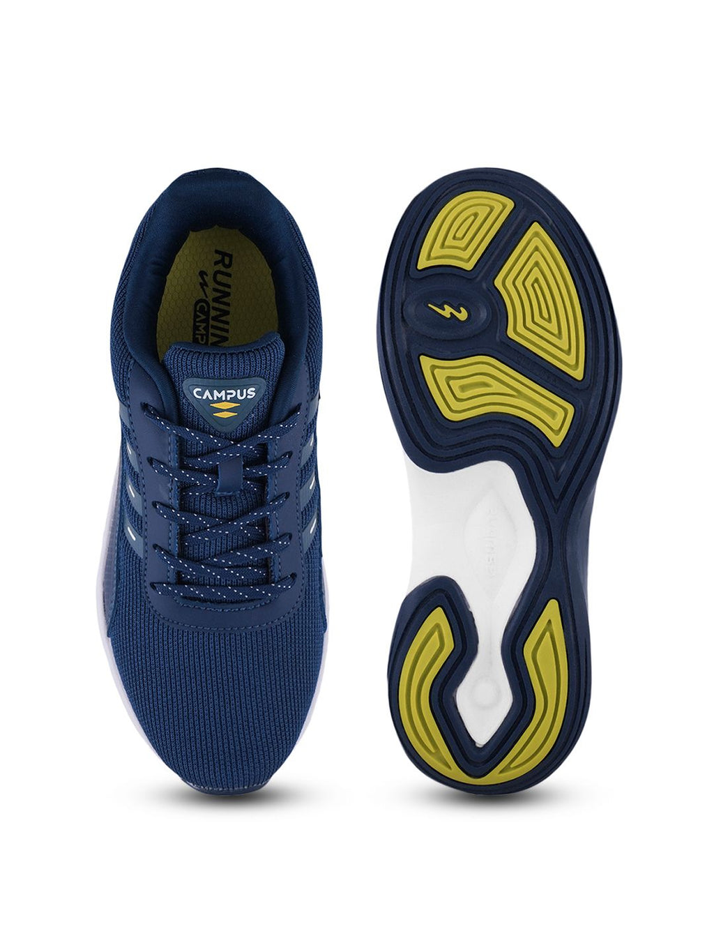  Campus Men Blue Mesh Road Running Shoes