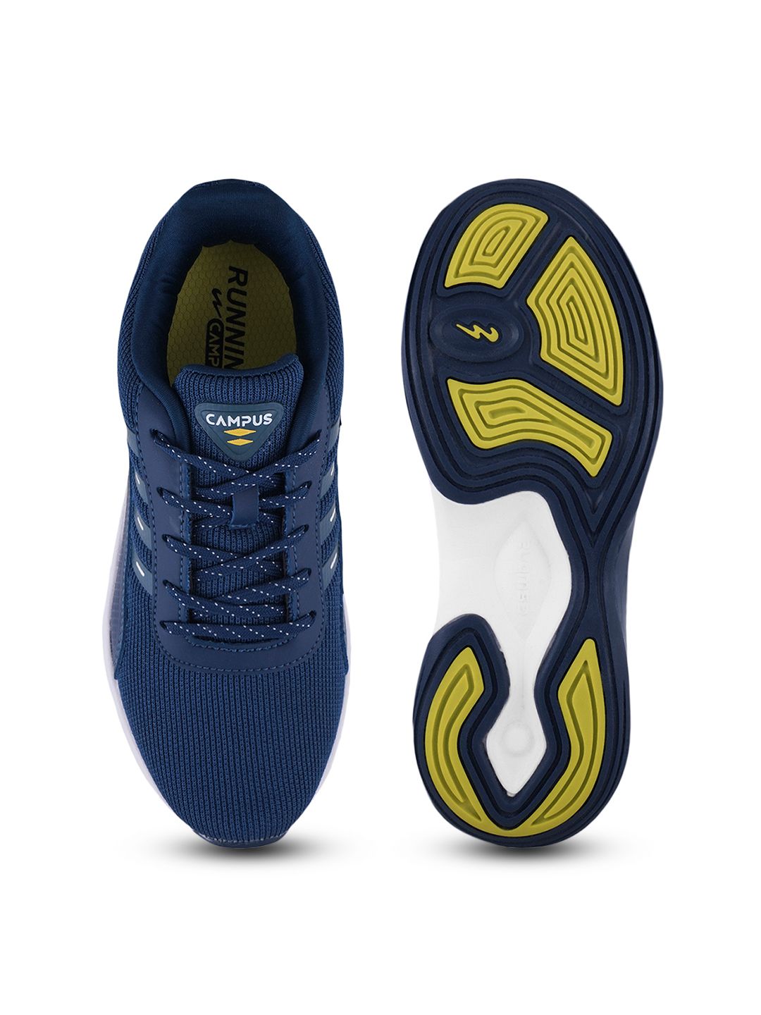  Campus Men Blue Mesh Road Running Shoes