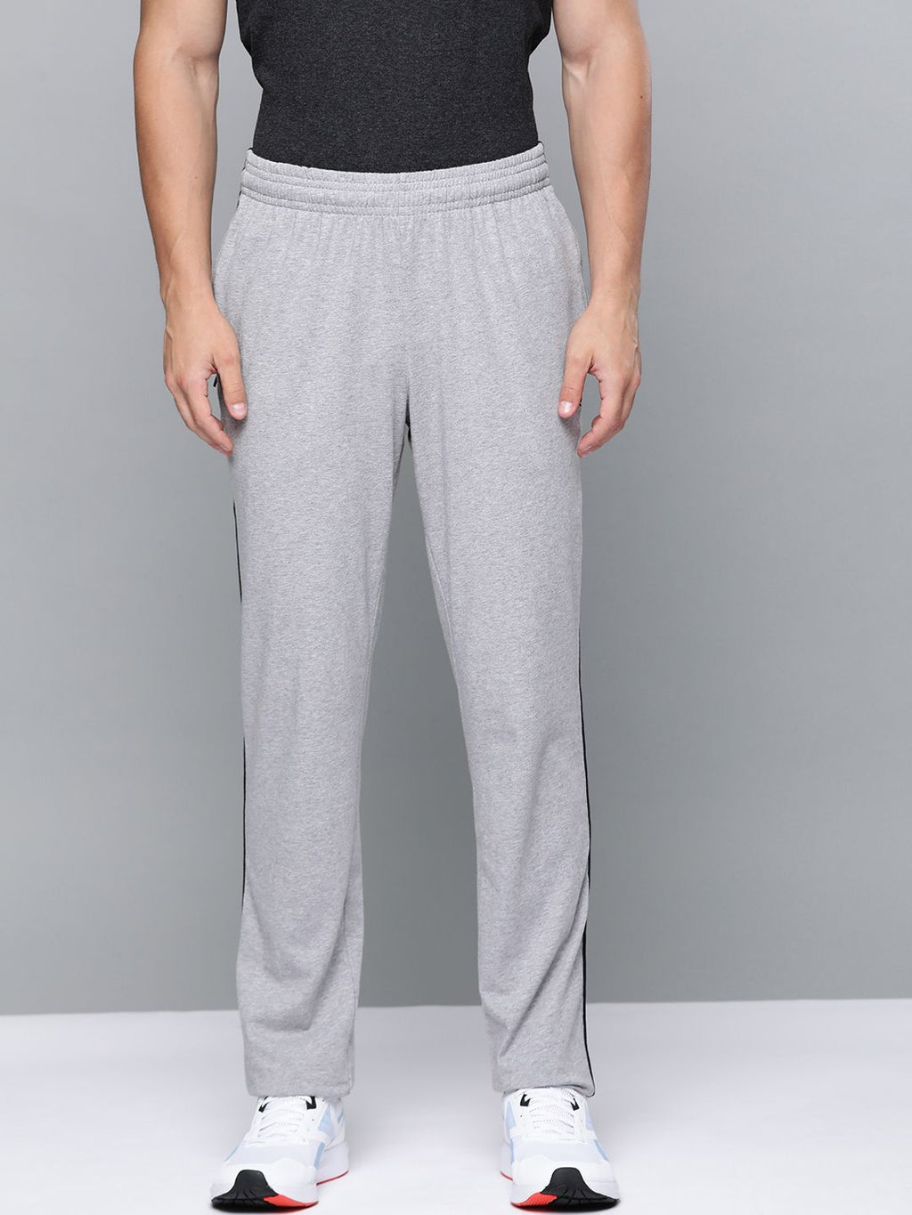  Reebok Men Grey Melange Solid R TENSILE TRAIN Regular Fit RBK- SPEEDWICK Track Pants