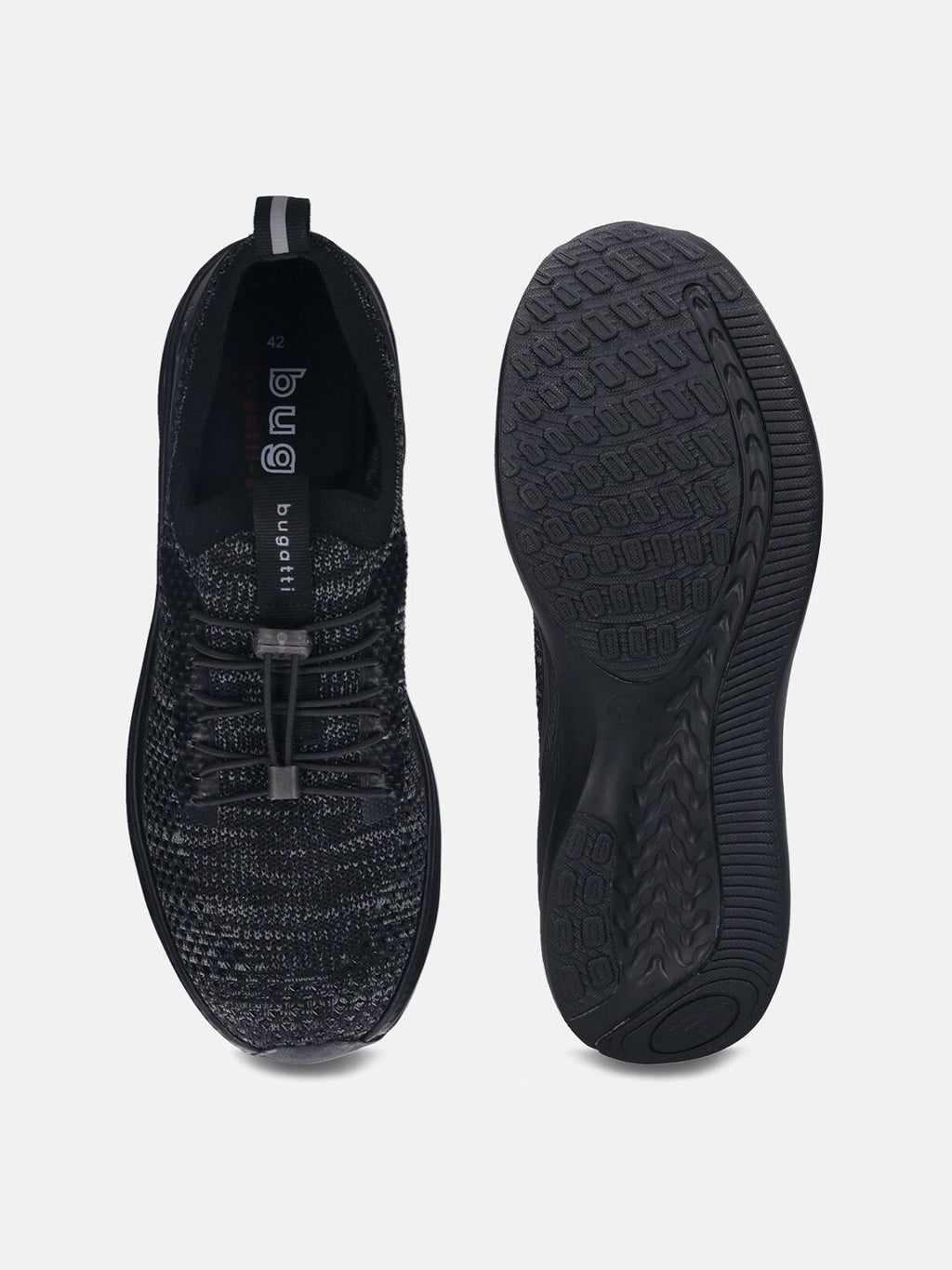  Bugatti Takka Black Knitted Sneakers