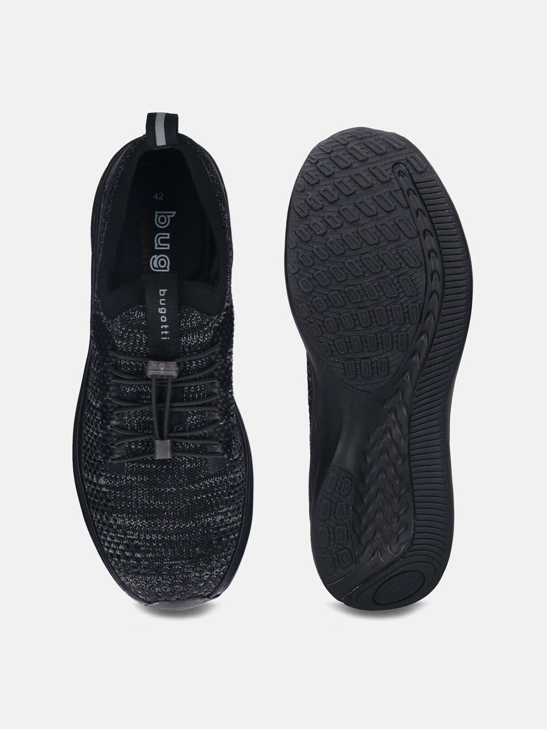  Bugatti Takka Black Knitted Sneakers