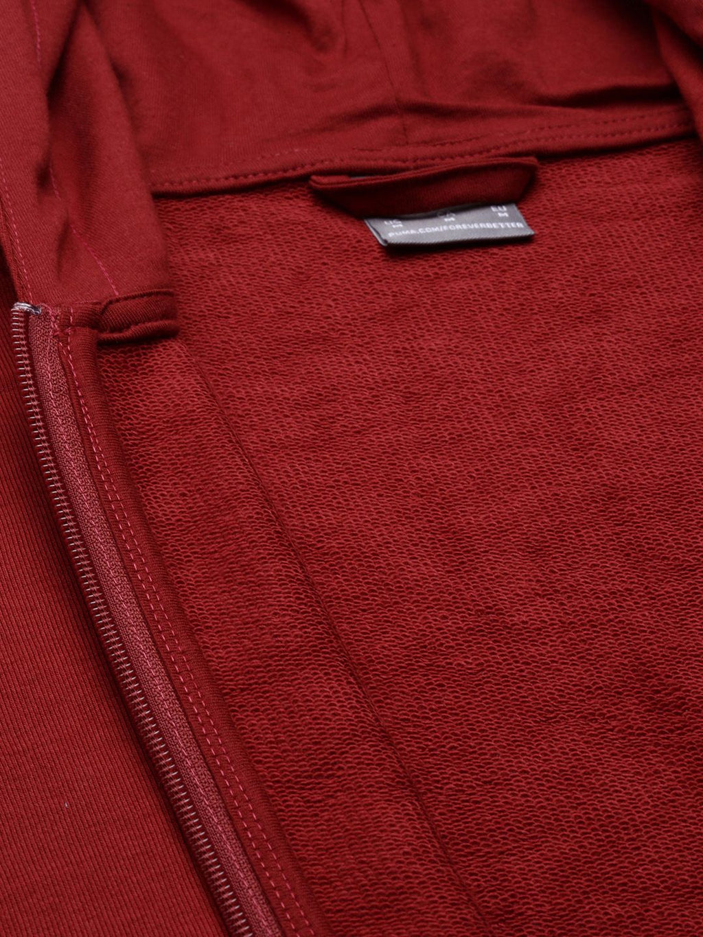  Puma Men Red Hooded Slim Fit Sweatshirt