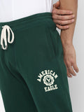  AMERICAN EAGLE OUTFITTERS Men Brand Logo Printed Regular Fit Mid-Rise Track Pants