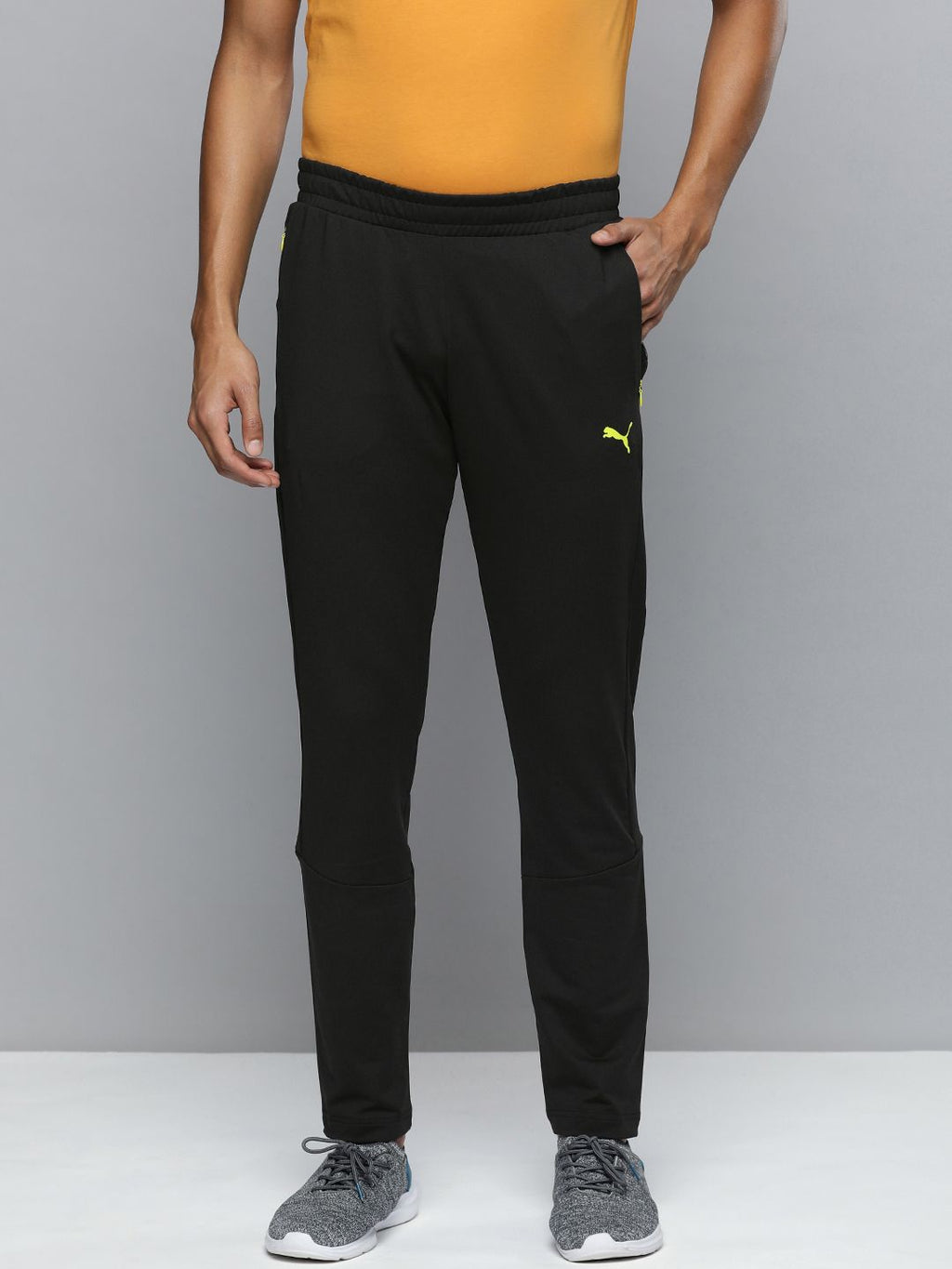  One8 X PUMA Men Virat Kohli Active Slim Fit Training Track Pants