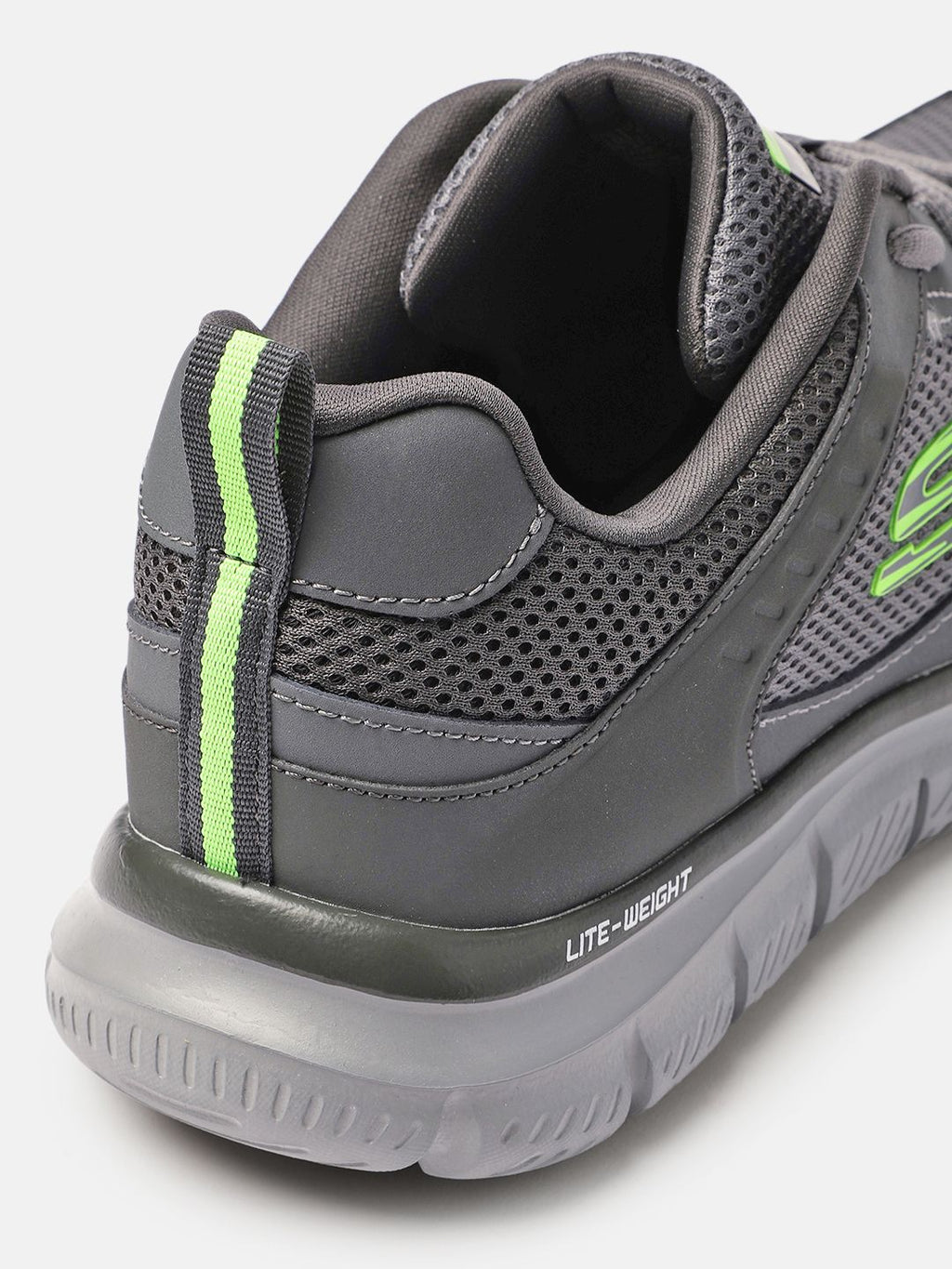  Skechers Men Grey Solid Track-Syntac Training Shoes