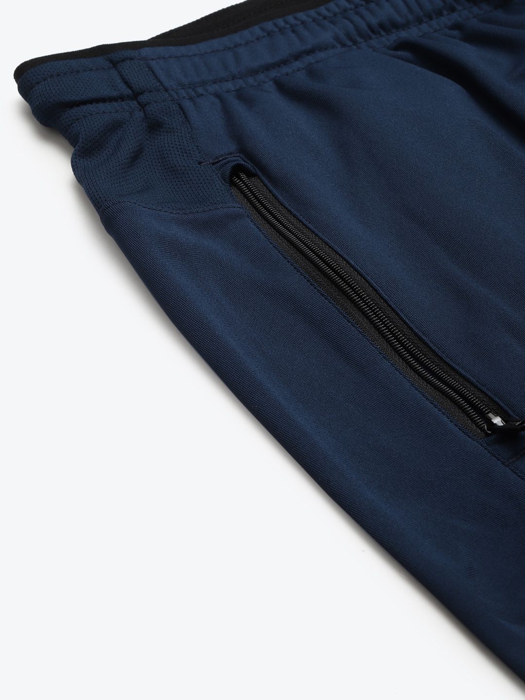  Reebok Men Navy Blue Solid WOR SL Trackster Speedwick Training Track Pants