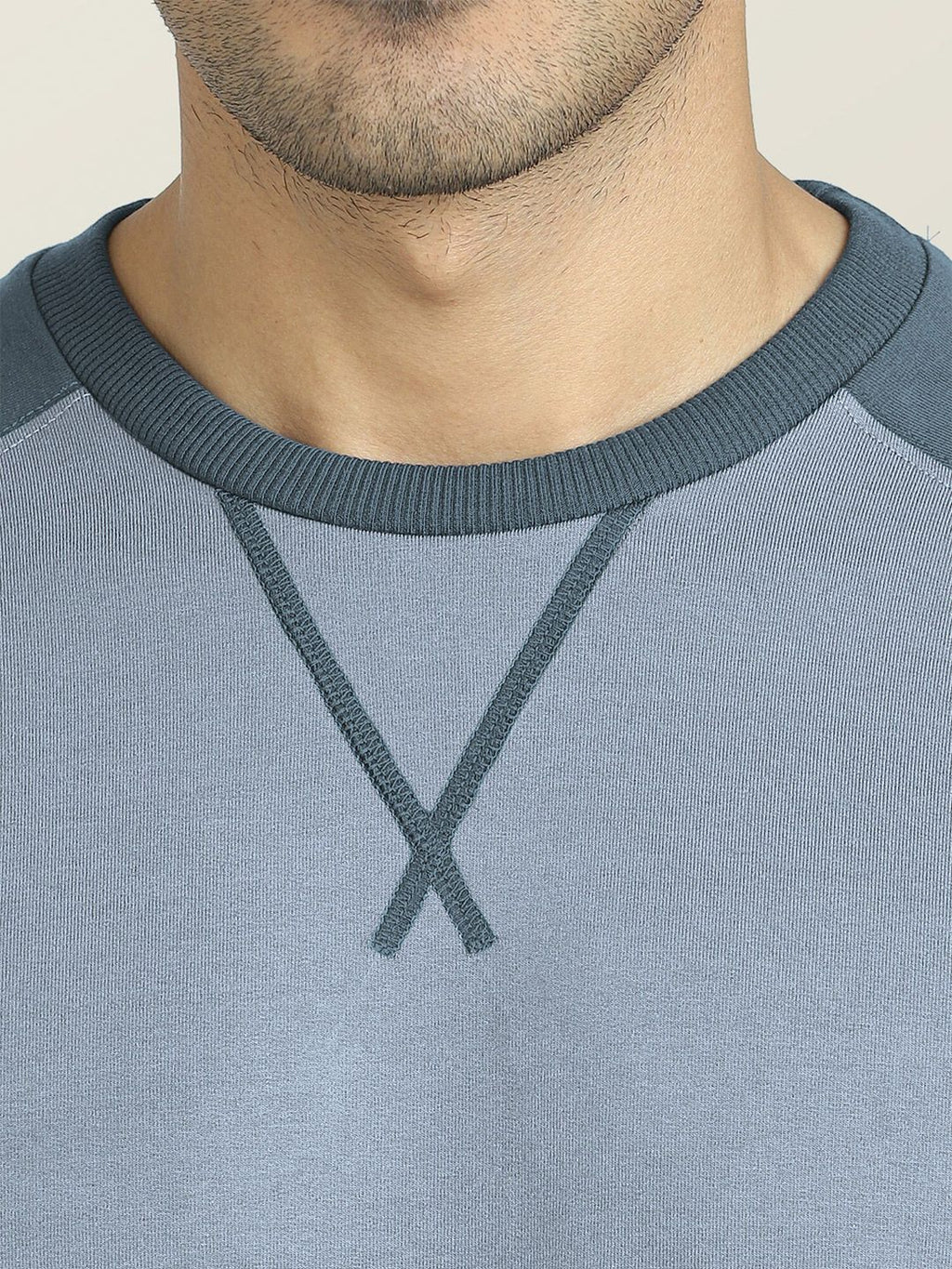  XYXX Round Neck Cotton Sweatshirt