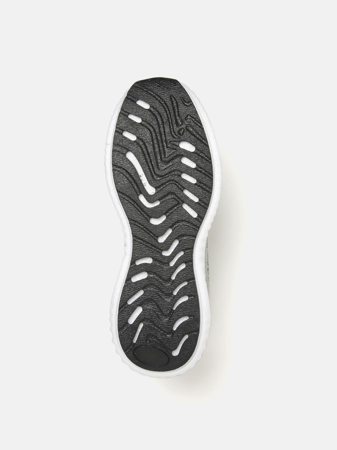  WROGN Men Green & Black Woven Design Running Shoes