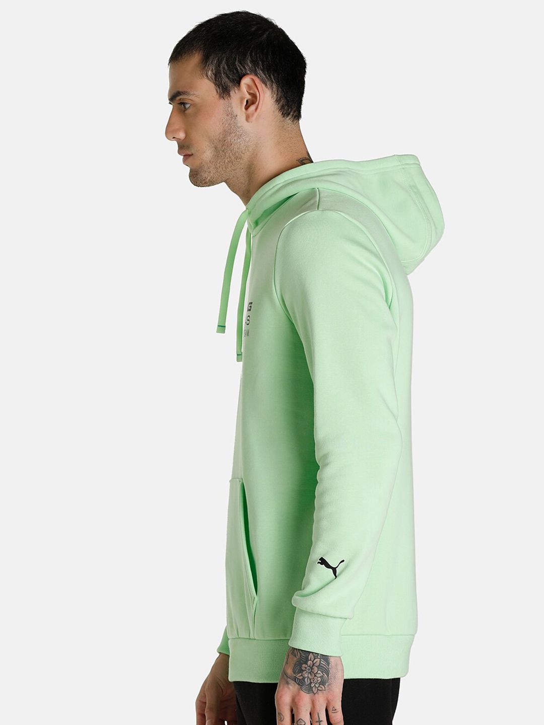  PUMA Motorsport Men Sea Green MAPF1 ESS Regular Fit Fleece Hoodie