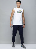  Puma Men Solid Mid Rise Joggers