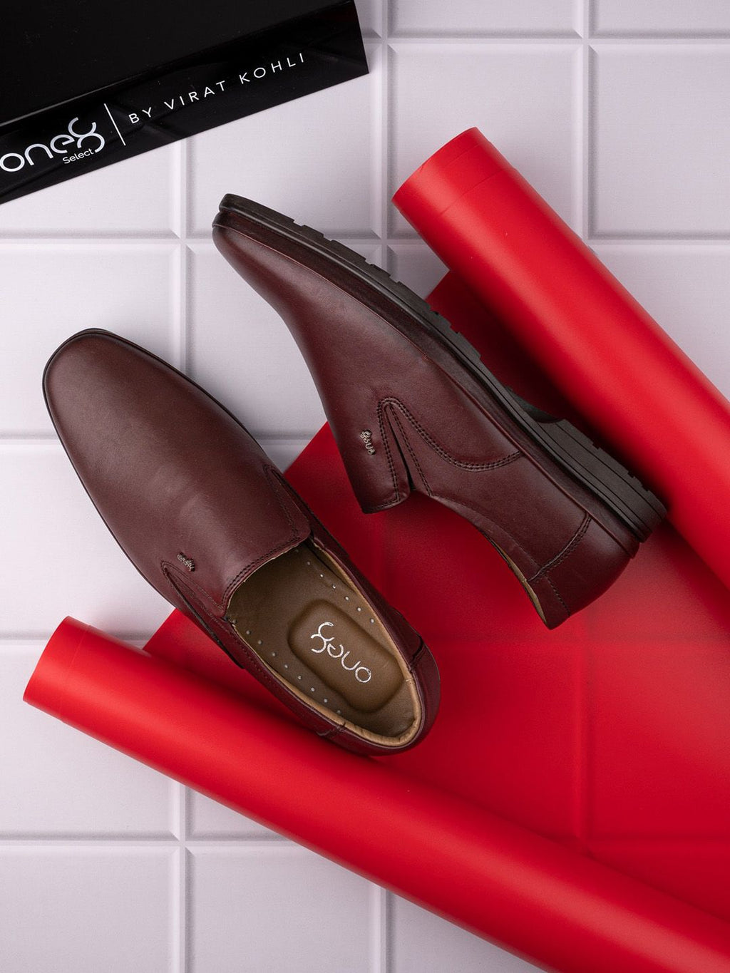 One8 Select By Virat Kohli Men Premium Leather Slip-On Formal Shoes