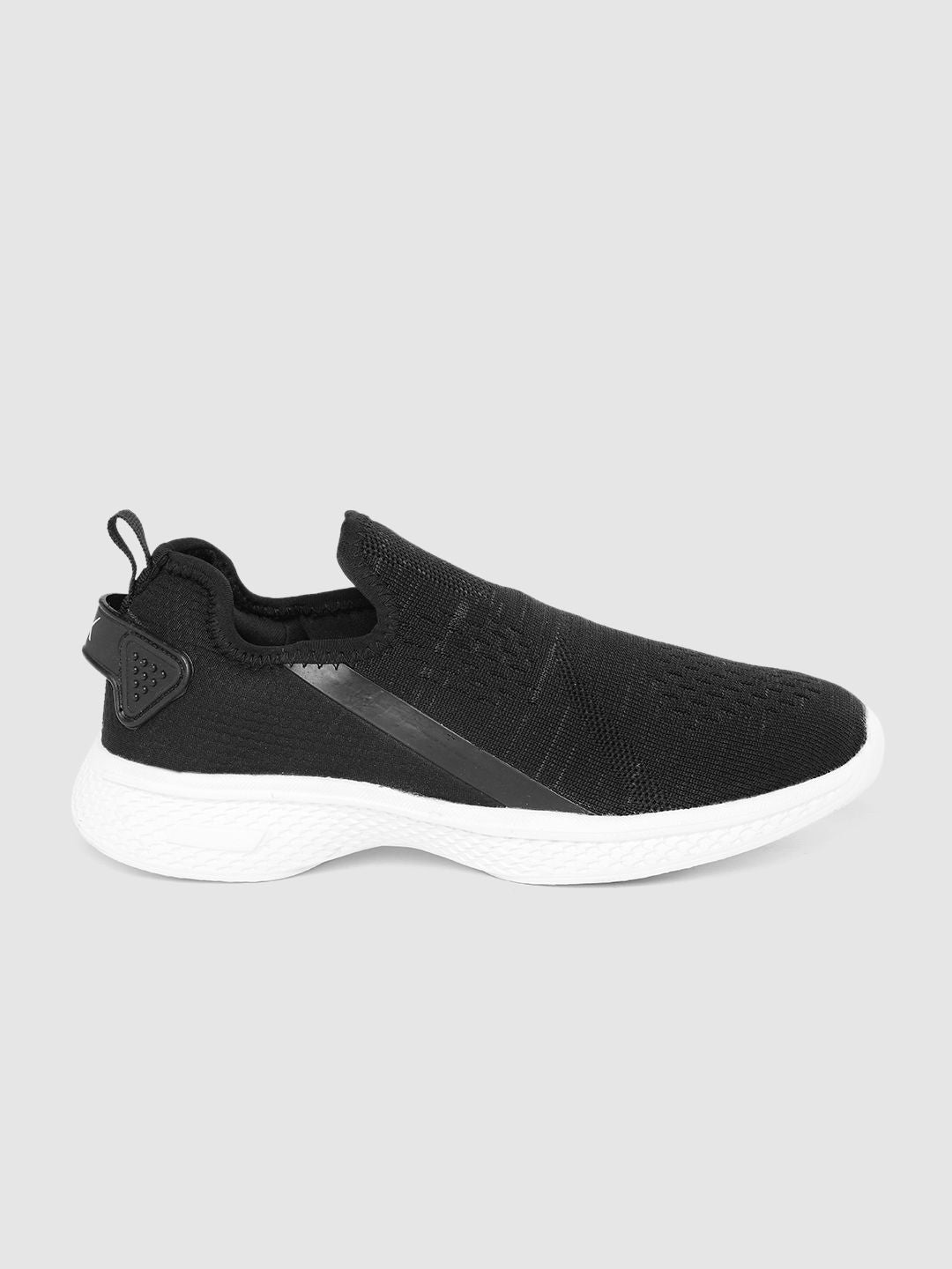  HRX By Hrithik Roshan Men Black Go-Lite Slip-on Walking Shoe