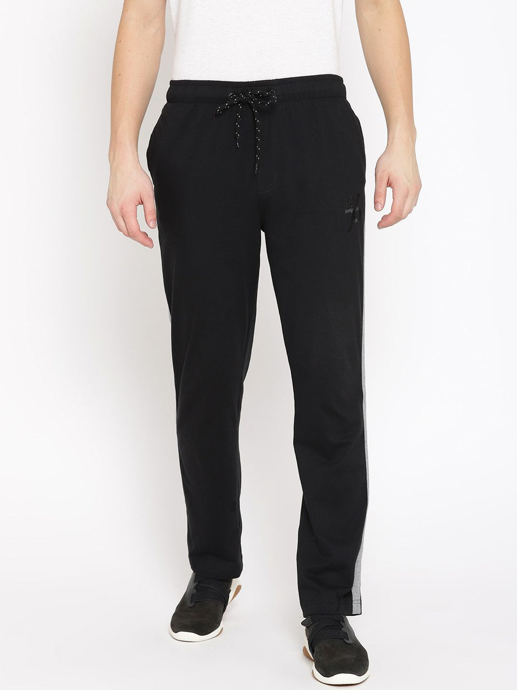  Jockey Men Black Solid Track Pants