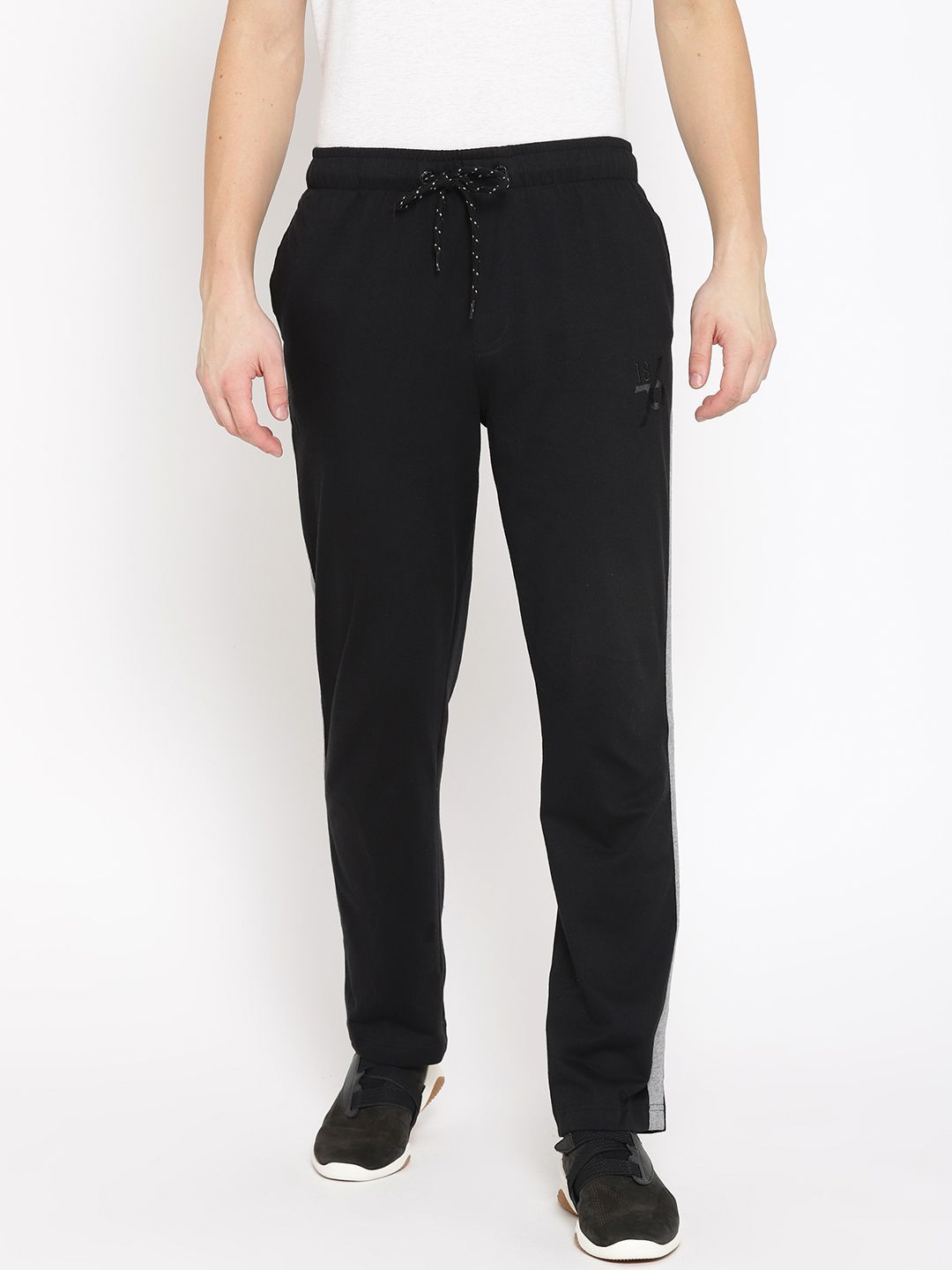  Jockey Men Black Solid Track Pants